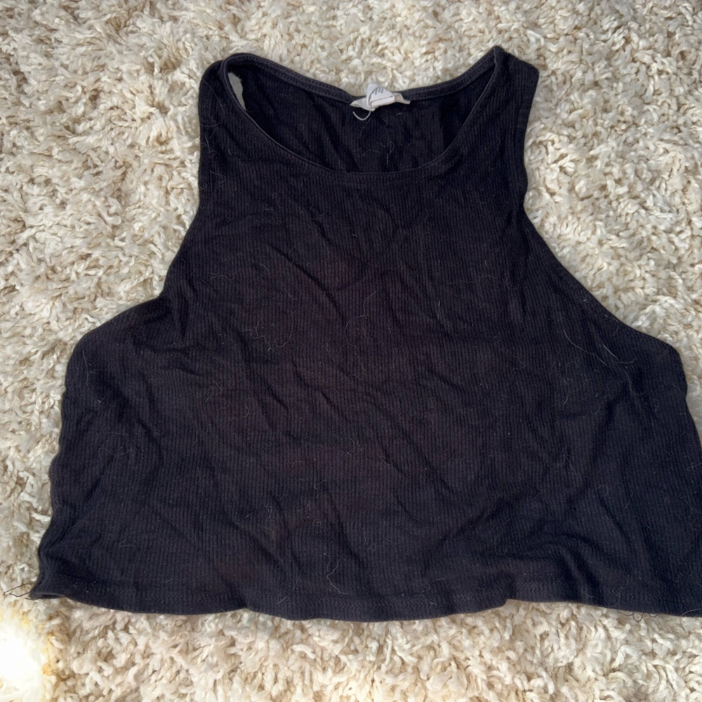 Black Crop Top